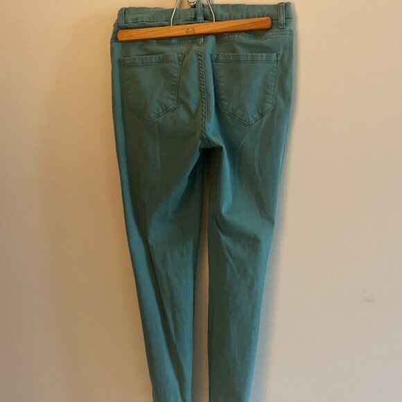 Kensie Jeans Vintage Luxe Women's Ultimate‎ High Rise Skinny Light Green - Picture 3 of 6